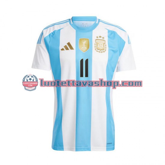 Miehet Argentiina Di Maria 11 Copa America 2024 Lyhythihainen Fanipaita ,Koti