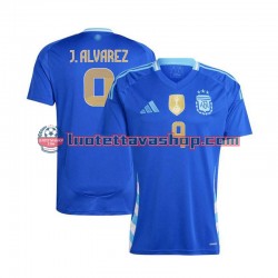 Miehet Argentiina Julian Alvarez 9 Copa America 2024 Lyhythihainen Fanipaita ,Vieras