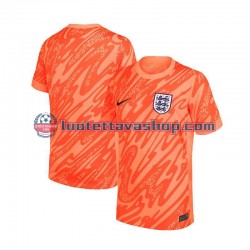 Miehet Englanti Maalivahdin Euro 2024 Oranssi Lyhythihainen Fanipaita ,Koti