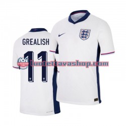 Miehet Englanti Jack Grealish 11 Euro 2024 Lyhythihainen Fanipaita ,Koti