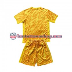 Lapset Alankomaat Maalivahdin Euro 2024 Lyhythihainen Fanipaita ,Vieras