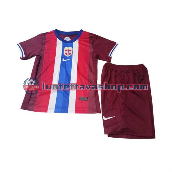 Lapset Norja 2024 Lyhythihainen Fanipaita ,Koti