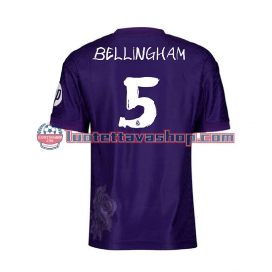 Miehet Real Madrid Jude Bellingham 5 Y-3 2023-2024 Violetti Lyhythihainen Fanipaita ,Neljäs