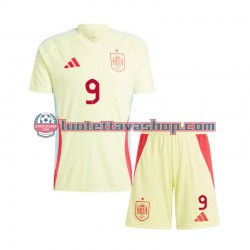 Lapset Espanja Gavi 9 Euro 2024 Lyhythihainen Fanipaita ,Vieras