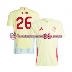 Miehet Espanja Pedri 26 Euro 2024 Lyhythihainen Fanipaita ,Vieras