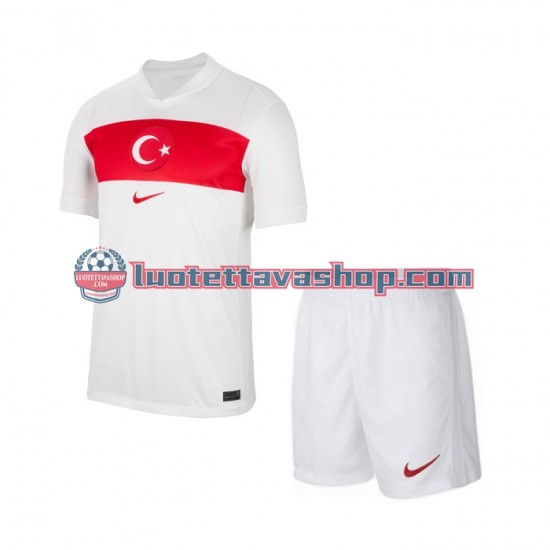 Lapset Turkki Euro 2024 Lyhythihainen Fanipaita ,Koti