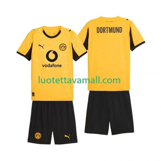 Lapset Borussia Dortmund Cup 2025-2026 Lyhythihainen Fanipaita ,Koti