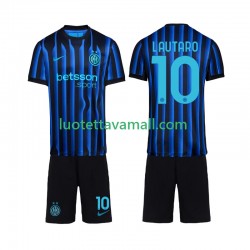 Lapset Inter Milan Lautaro Martinez 10 2025-2026 Lyhythihainen Fanipaita ,Koti