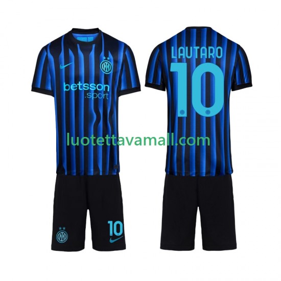 Lapset Inter Milan Lautaro Martinez 10 2025-2026 Lyhythihainen Fanipaita ,Koti