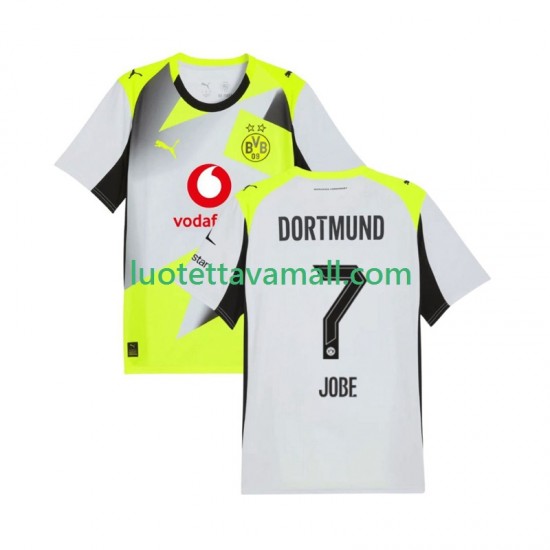 Miehet Borussia Dortmund Jobe Bellingham 7 2025-2026 Lyhythihainen Fanipaita ,Vieras