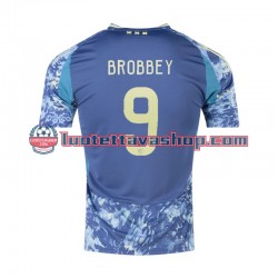 Miehet AFC Ajax Brian Brobbey 9 2024-2025 Lyhythihainen Fanipaita ,Vieras