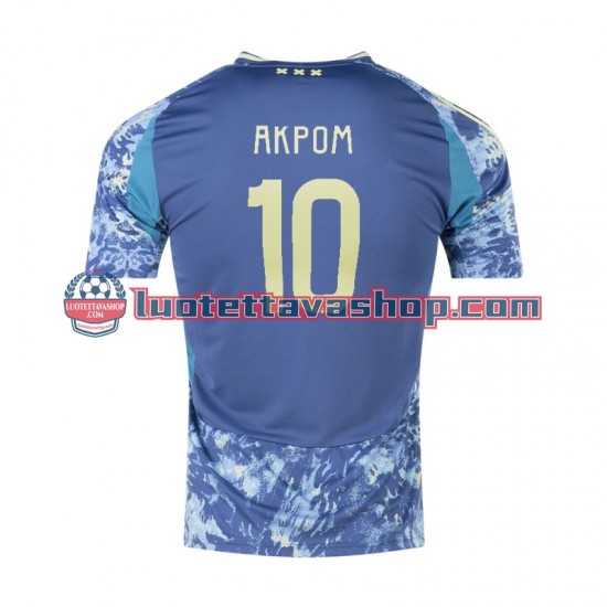 Miehet AFC Ajax Chuba Akpom 10 2024-2025 Lyhythihainen Fanipaita ,Vieras