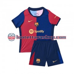 Lapset FC Barcelona 2024-2025 Lyhythihainen Fanipaita ,Koti