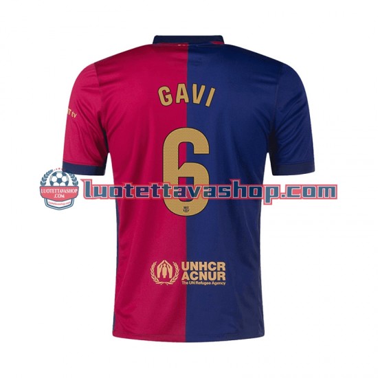 Miehet FC Barcelona GAVI 6 2024-2025 Lyhythihainen Fanipaita ,Koti