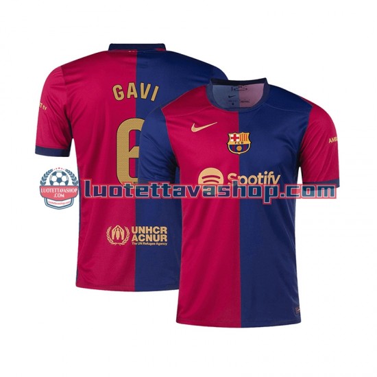 Miehet FC Barcelona GAVI 6 2024-2025 Lyhythihainen Fanipaita ,Koti