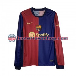 Miehet FC Barcelona 2024-2025 Pitkähihainen Fanipaita ,Koti