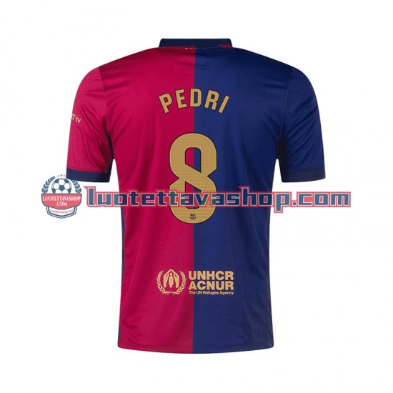 Miehet FC Barcelona PEDRI 8 2024-2025 Lyhythihainen Fanipaita ,Koti