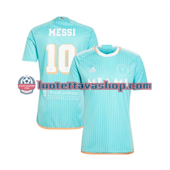 Miehet Inter Miami Lionel Messi 10 2024-2025 Lyhythihainen Fanipaita ,Kolmas
