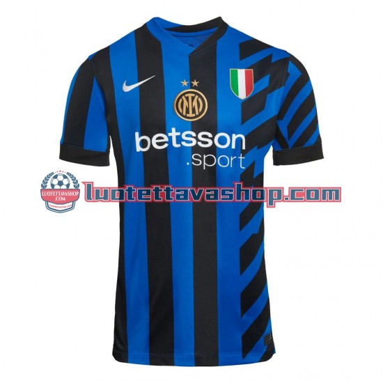 Miehet Inter Milan 2024-2025 Lyhythihainen Fanipaita ,Koti