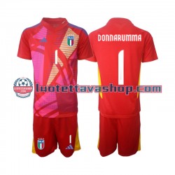 Lapset Italia Maalivahdin Donnarumma 1 Euro 2024 Lyhythihainen Fanipaita ,Kolmas