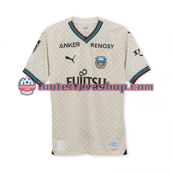 Miehet Kawasaki Frontale 2024-2025 Lyhythihainen Fanipaita ,Vieras