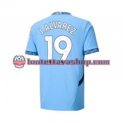 Miehet Manchester City Julian Alvarez 19 2024-2025 Lyhythihainen Fanipaita ,Koti