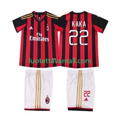 Lapset AC Milan KAKA 22 Retro 2013 2014 Lyhythihainen Fanipaita ,Koti