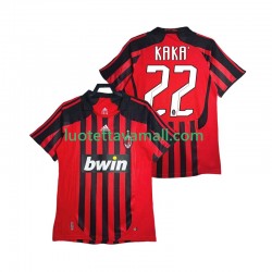 Miehet AC Milan KAKA 22 Retro 2007 2008 Lyhythihainen Fanipaita ,Koti