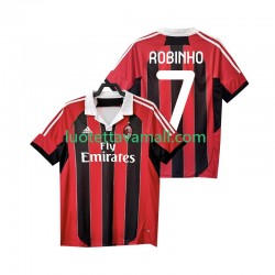 Miehet AC Milan ROBINHO 7 Retro 2012 2013 Lyhythihainen Fanipaita ,Koti