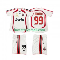 Lapset AC Milan RONALDO 9 Retro 2006 2007 Lyhythihainen Fanipaita ,Vieras