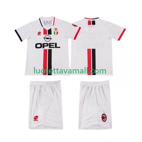 Lapset AC Milan Retro 1996 1997 Lyhythihainen Fanipaita ,Vieras