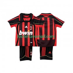 Lapset AC Milan Retro 2006 2007 Lyhythihainen Fanipaita ,Koti