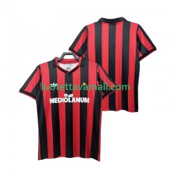 Miehet AC Milan Retro 1990 1991 Lyhythihainen Fanipaita ,Koti