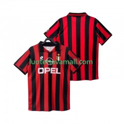 Miehet AC Milan Retro 1996 1997 Lyhythihainen Fanipaita ,Koti