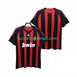 Miehet AC Milan Retro 2008 2009 Lyhythihainen Fanipaita ,Koti