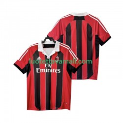 Miehet AC Milan Retro 2012 2013 Lyhythihainen Fanipaita ,Koti