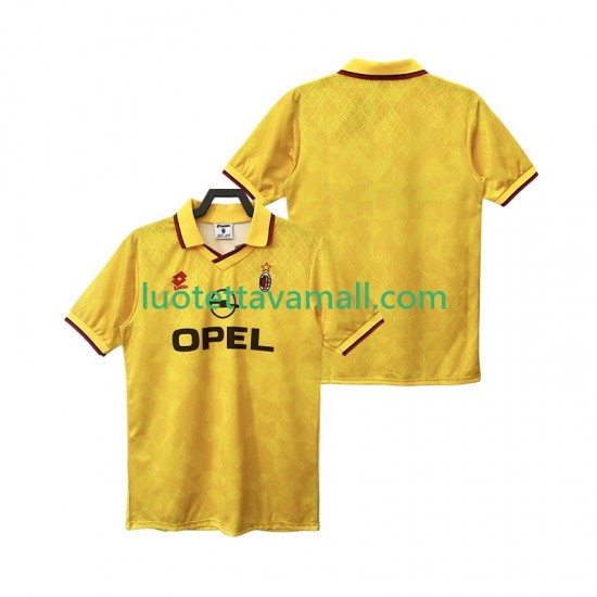Miehet AC Milan Retro 1995 1996 Lyhythihainen Fanipaita ,Kolmas