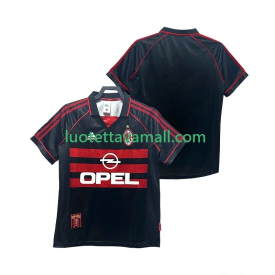 Miehet AC Milan Retro 1998 1999 Lyhythihainen Fanipaita ,Kolmas