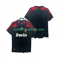 Miehet AC Milan Retro 2007 2008 Lyhythihainen Fanipaita ,Kolmas