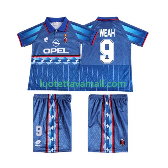 Lapset AC Milan WEAH 9 Retro 1995 1996 Lyhythihainen Fanipaita ,Vieras
