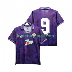 Miehet ACF Fiorentina 9 Retro 1992 1993 Lyhythihainen Fanipaita ,Koti