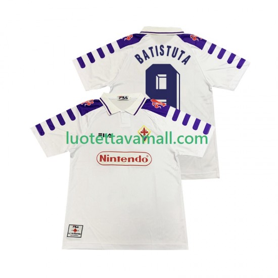 Miehet ACF Fiorentina BASTUTA 9 Retro 1998 1999 Lyhythihainen Fanipaita ,Vieras
