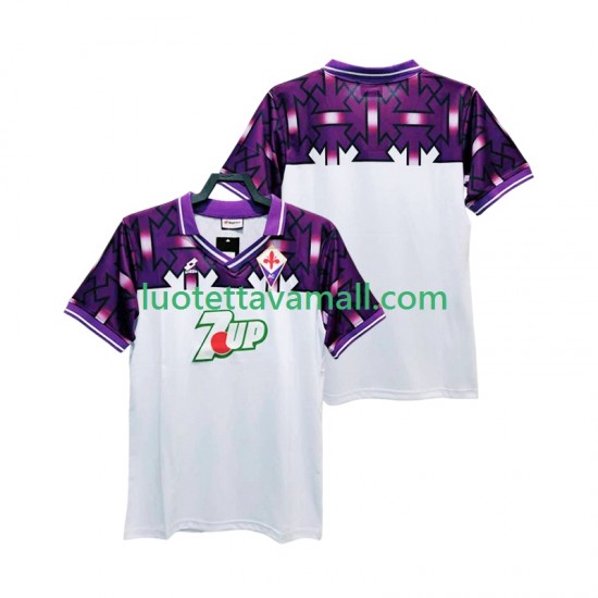 Miehet ACF Fiorentina Retro 1992 1993 Lyhythihainen Fanipaita ,Vieras