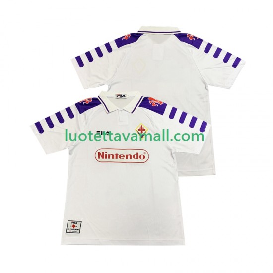 Miehet ACF Fiorentina Retro 1998 1999 Lyhythihainen Fanipaita ,Vieras