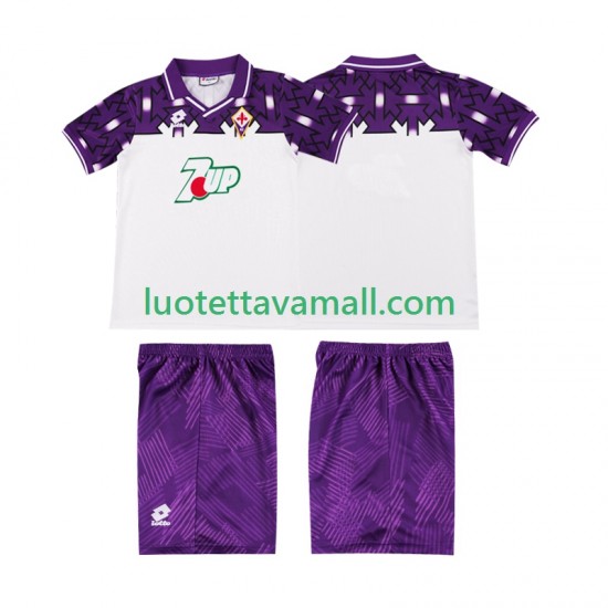 Lapset ACF Fiorentina Retro 1992 1993 Lyhythihainen Fanipaita ,Vieras