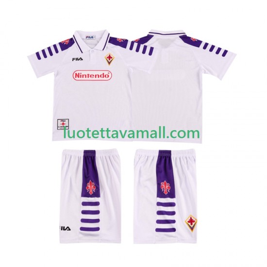 Lapset ACF Fiorentina Retro 1998 1999 Lyhythihainen Fanipaita ,Vieras