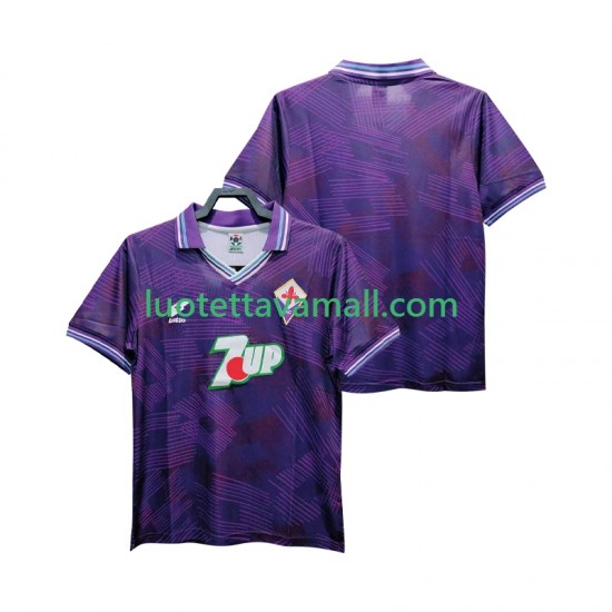 Miehet ACF Fiorentina Retro 1992 1993 Lyhythihainen Fanipaita ,Koti