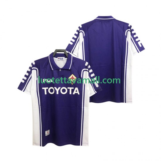 Miehet ACF Fiorentina Retro 1999 2000 Lyhythihainen Fanipaita ,Koti
