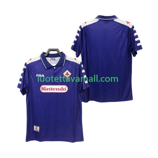 Miehet ACF Fiorentina Retro 1998 1999 Lyhythihainen Fanipaita ,Koti