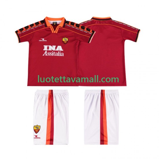 Lapset AS Roma Retro 1998 1999 Lyhythihainen Fanipaita ,Koti